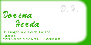dorina herda business card